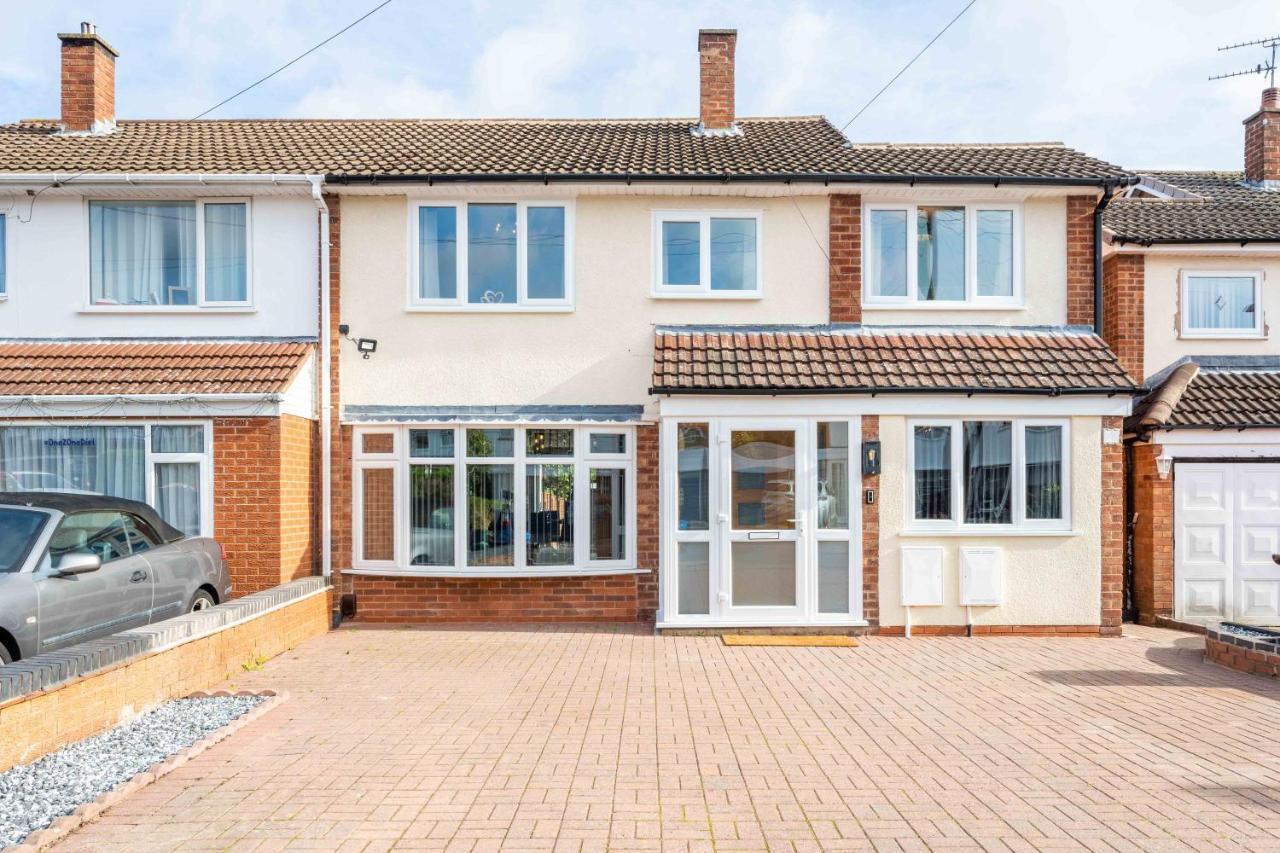 The Oaklands - Luxury Spacious 6-Bed, Near Solihull, Birmingham City, Jlr, Nec, Airport, Resorts World, Hs2 Eksteriør billede